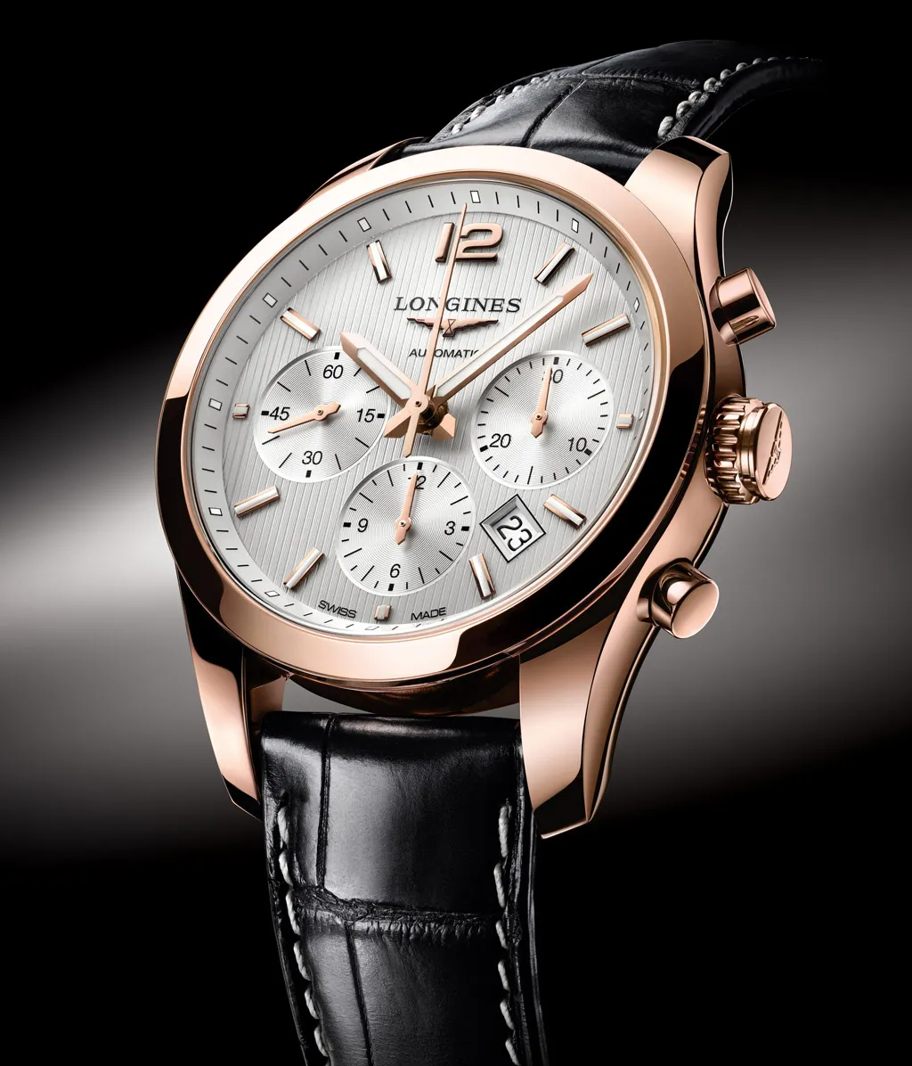 Longines Conquest Classic Chronograph 18k